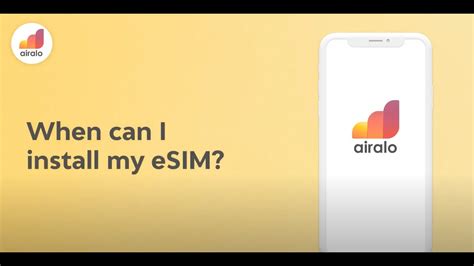 Airalo Tutorial General When Can I Install My Esim Youtube