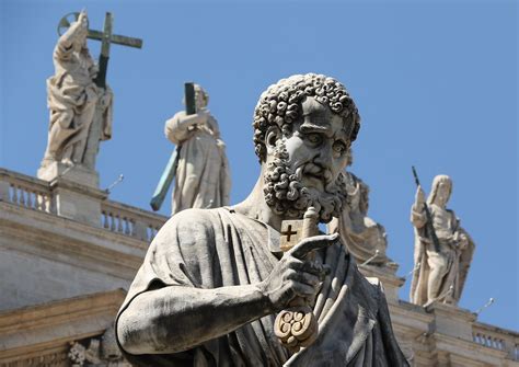 Statua Di San Pietro Realizzata Da Giuseppe De Fabris Pi Flickr