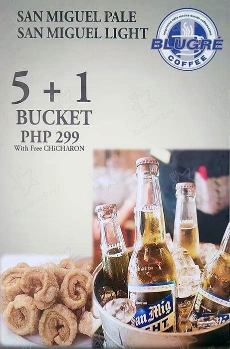 Menu At Blugré Coffee Cafe Muntinlupa