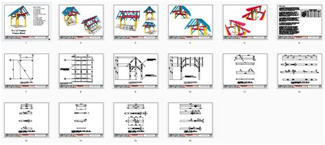 8x12 Timber Frame Plan - Timber Frame HQ