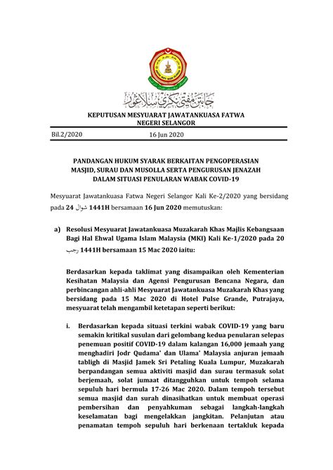 Pandangan Hukum Syarak Berkaitan Pengoperasian Masjid Surau Dan