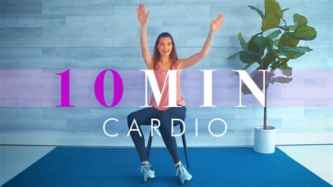 Chair Exercises For Seniors Minute Cardio Workout Youtube