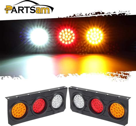 Amazon Partsam 63 LED Truck Trailer Tail Lights Bar Kit Stop Turn