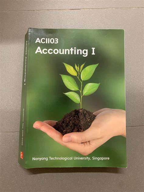 AC1103 Accounting I Textbook NBS NTU Hobbies Toys Books