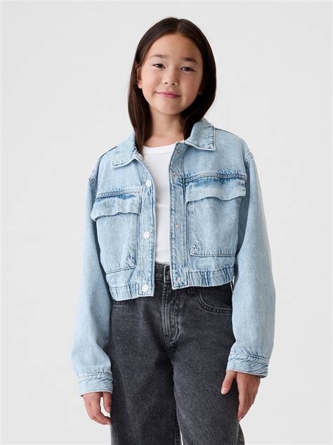 Cropped Denim Jacket Gap