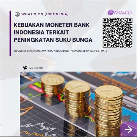 Kebijakan Moneter Bank Indonesia Terkait Peningkatan Suku Bunga Afia Co