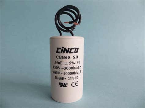 Mf V Vac Cbb B Wire Motor Run Capacitors Cinco Capacitor