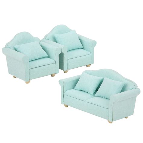 Blue Plaid Sofa Set | Cabinets Matttroy