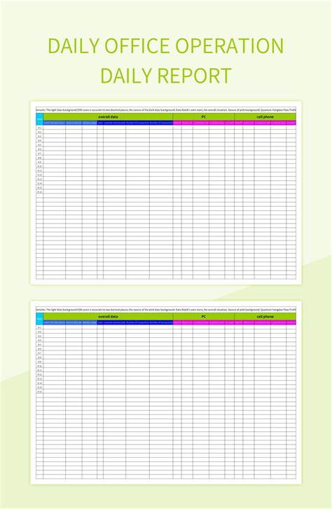 Daily Office Monthly Attendance Sheet Excel Template And Google Sheets