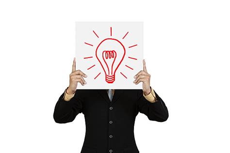 Drawing Lightbulb Lightbulb Business Businessman Paper PNG