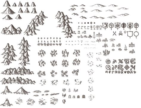 Cartography Icons Pack - Stock Art - Elven Tower | Token Packs ...