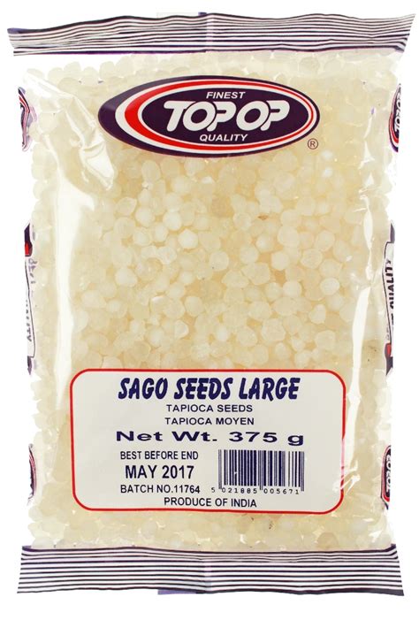 TOP OP SAGO SEEDS LARGE 375G Myspiceshop Co Uk