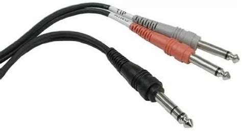 Cable Trs A Doble Cable De Insercion Ts De 1 4 De Hosa 1 Cuotas