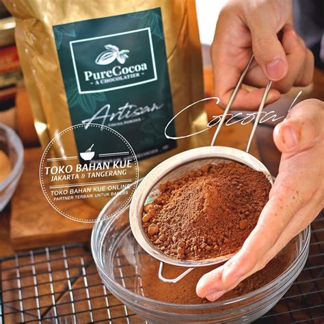 Jual Pure Cocoa Powder Gr Cokelat Bubuk Murni Tanpa Campuran Bubuk