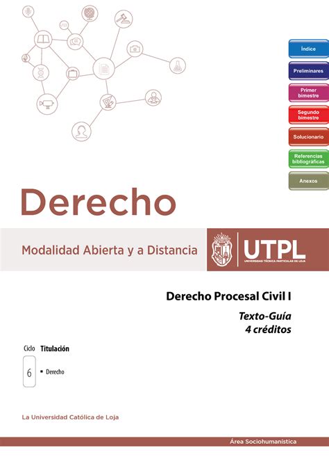 Guía didáctica Derecho Procesal Civil I Modalidad Abierta y a