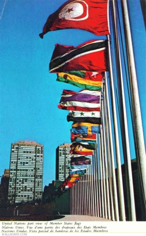 United Nations - Flags, New York - United States of America - Postcard ...