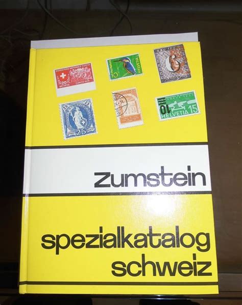 ZUMSTEIN Spezialkatalog Kaufen Auf Ricardo