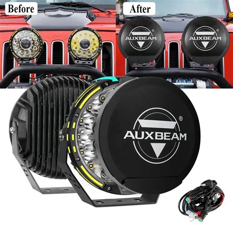 Auxbeam Inch Round Led Driving Light Work Light Projector With