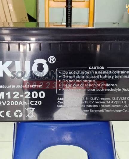 Jual Baterai VRLA Kijo 12v 200Ah Aki Deep Cycle Kijo Gel