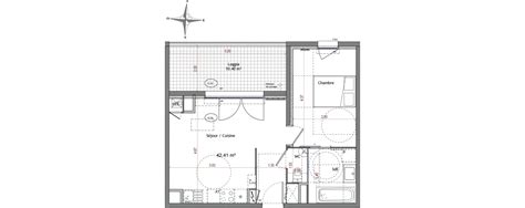 Plan Appartement T De M Neuf Martigues R Sidence Le