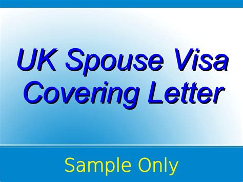 Uk Spouse Visa Covering Letter Freddy S Musings