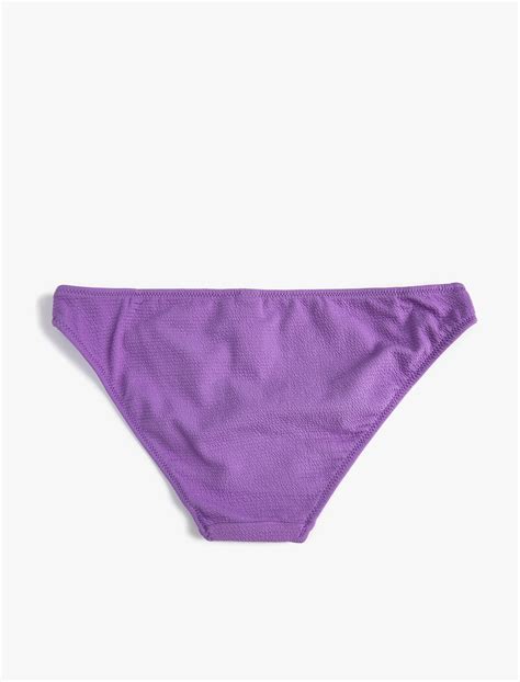 Mor Kadın Normal Bel Bikini Altı Dokulu 3SAK00129BM Koton
