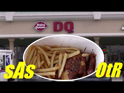 Sas Otr Dairy Queen Honey Bbq Glazed Chicken Strip Basket Review Youtube