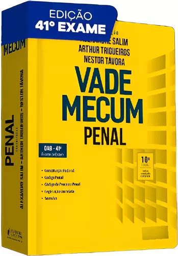 Vade Mecum Penal 41º Exame De Ordem Frete grátis