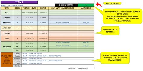 Work Schedule Excel Work Planning Excel Excel Staff Planning Leave ...