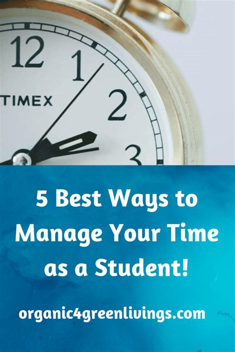 ways  manage  time   student