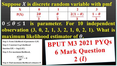 Bput M Solution Marks Questions Pyqs Bput M Question