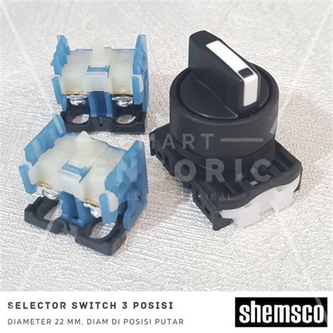 Jual Selector Switch Ar Pr Mm Sc Posisi Shemsco Fuji Electric