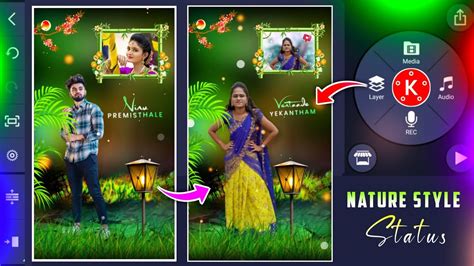Nature Animation Lyrical Whatsapp Editing Status Kinemaster Editing