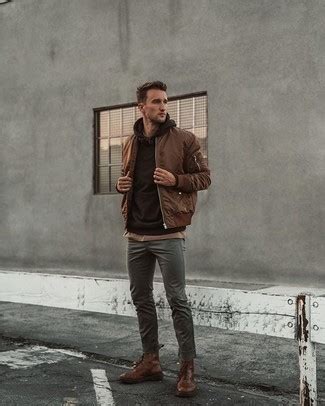 Brown Bomber Jacket Outfits For Men (258 ideas & outfits) | Lookastic