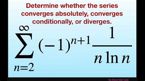 Determine If Series Is Absolutely Conditionally Convergent Or