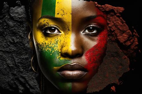 Premium Photo Black History Month Red Yellow Green Background The Colors Of Africa African