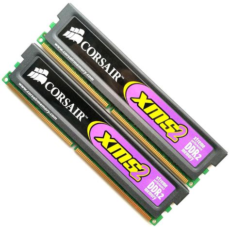 Игровая оперативная память Corsair DDR2 4Gb (2Gb+2Gb) 800MHz PC2 6400U ...