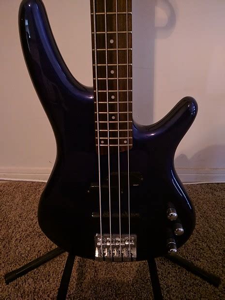 Ibanez Sdgr Sr300dx 4 String Bass Guitar Blue Reverb