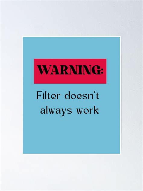 Warning Poster By Jaye18 Redbubble