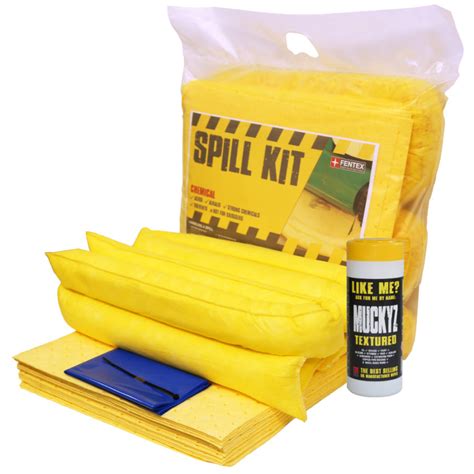 Chemical 40l Spill Kit In Plastic Carry Bag Spill Shop