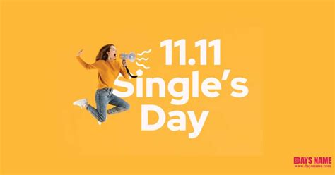 Happy Singles' Day 2023 | Days Name