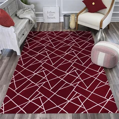 Alfombra Geom Trica Paris Para Sala De Estar Y Dormitorio X