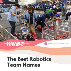 240 Robotics Team Names For Your Group