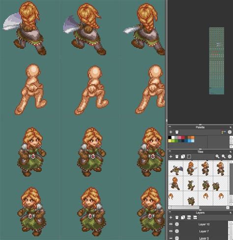 Isometric Pixelart Characters Rpg Maker Make A Character Pixel Art