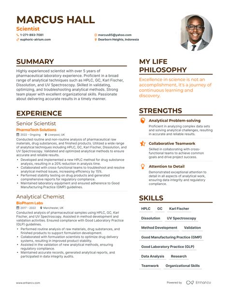 3 Successful Scientist Resume Examples And Writing Tips for 2024