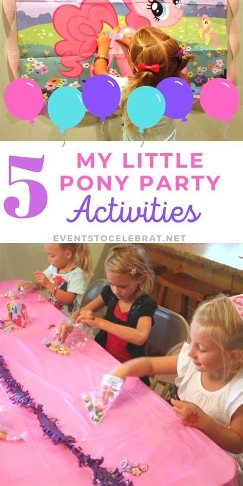 My Little Pony Party Games - Party Ideas for Real People