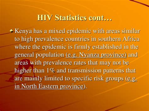 Ppt Hiv Aids In Kenya Powerpoint Presentation Free Download Id 509743