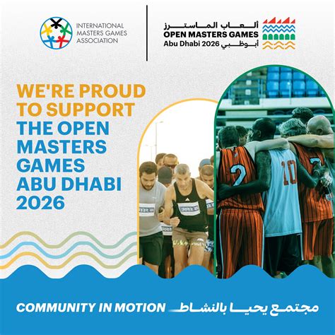 UAE - The Open Masters Games Abu Dhabi is more than just a sporting