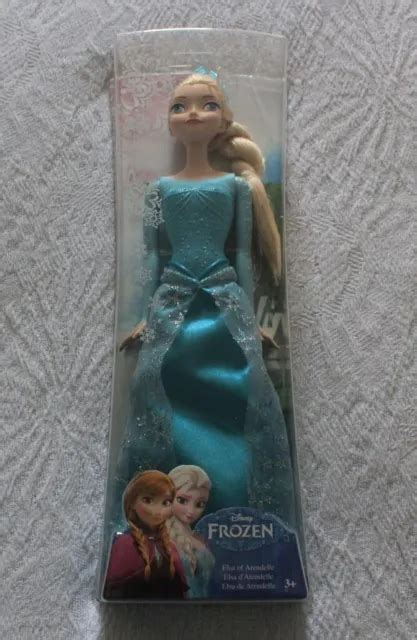 MATTEL DISNEY FROZEN ELSA OF ARENDELLE DOLL Sparkle 3 Years New