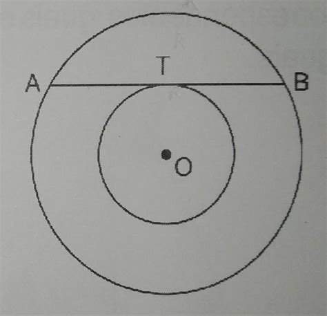 Na Figura A Seguir H Duas Circunfer Ncias Conc Ntricas De Mesmo